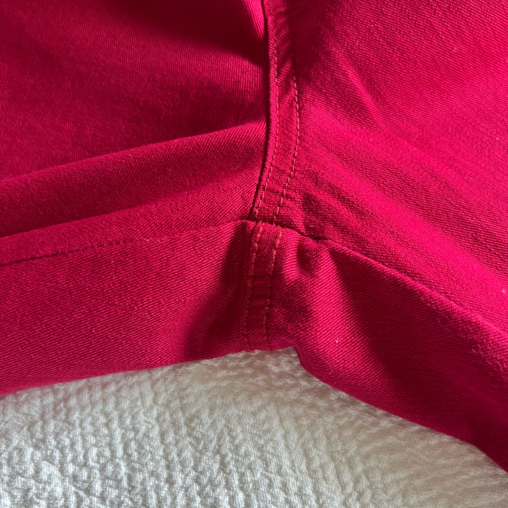 Style & Co Red Jeans EUC Women’s High Rise Capri Cropped Jeans 23 Inseam Size 12 - Picture 11 of 12